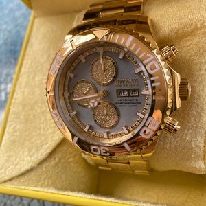 INVICTA  DIAMOND .81  PRO DIVER SWISS AUTO 7750